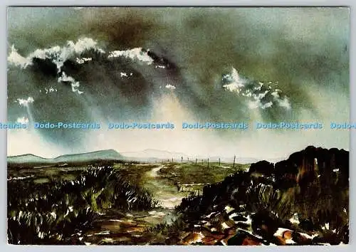 D333800 Yorkshire. Greenfield Moor. Larkfield Printing. Ashley Jackson. Serie.