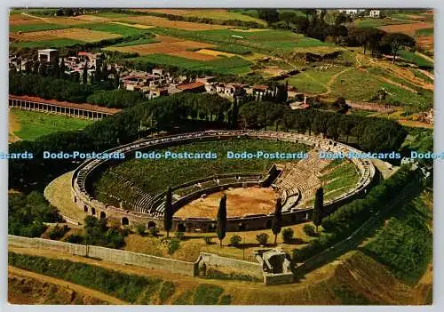 D328610 Pompeji. Amphitheater. AUTO. Ed. Vincenzo Carcavallo. Napoli. Fotocolor Ko