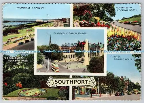 D331159 Southport. Promenade und Gärten. E. T. W. Dennis. 1962. Multi View