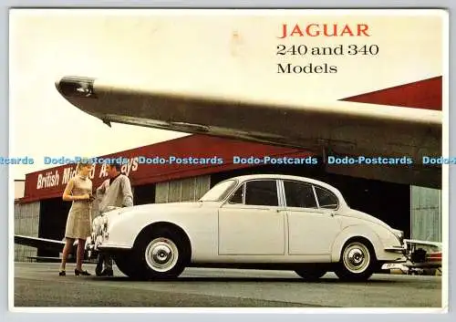 D328623 Jaguar 240 und 340 Modelle. Katalogcover 1966. Jaguar Daimler Heritage
