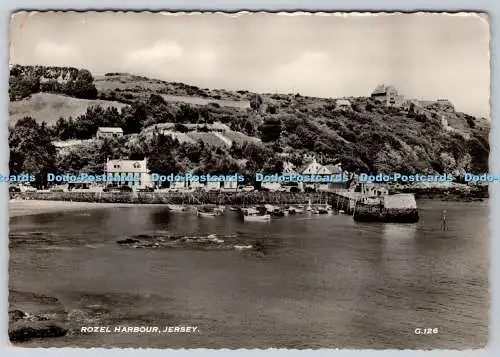 Trikot D331216. Hafen von Rozel. RP