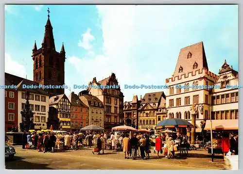 D331246 Trier. Mosel. Hauptmarkt Mit Steipe. Kirche St. Gangolf. Thommes