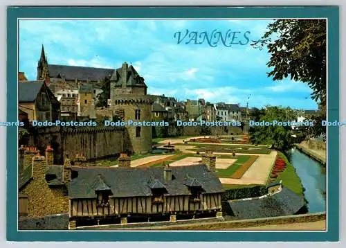 D333896 Vannes. Morbihan. Die Stadtmauern und der Constable Tower. Jos