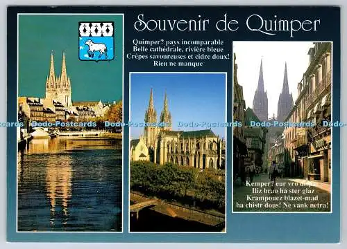D333903 Souvenir de Quimper. Finistere. Jos. Multi View