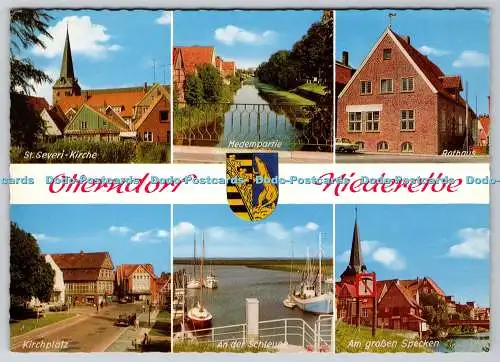 D333913 Otterndorf Niederelbe. Kirchplatz. Otto Schulze. Multi View