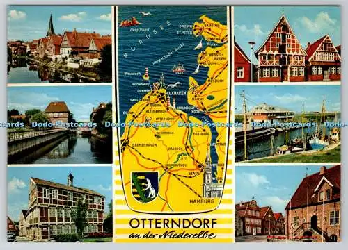 D333914 Otterndorf. An Der Niederelbe. Schoning. Multi View