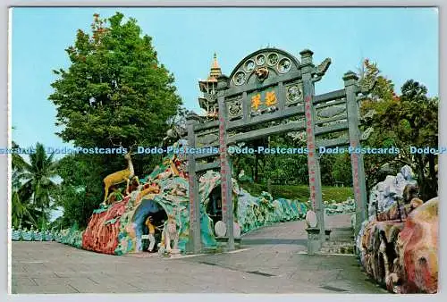 D331272 Singapur. Haw Par Villa. Interessanter Blick in den Garten des Tigers