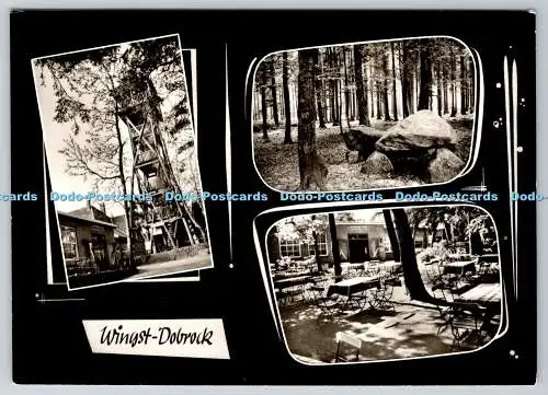 D333934 Wingst Dobrock. Gasthaus Deutscher Olymp. Haus Niederelbe. RP. Multi Vie