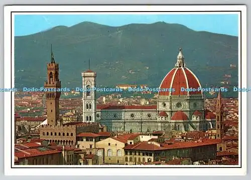 D333972 Firenze. Panorama. CE. D.E. Souvenir