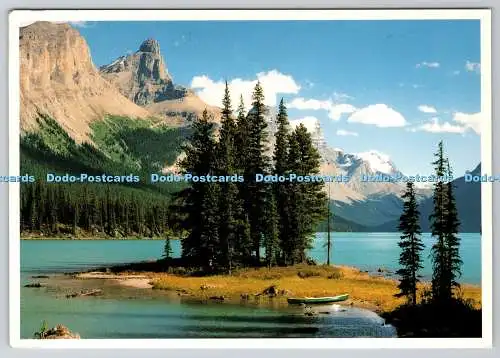 D333991 Maligne Lake. Kanadische Rocky Mountains. Höhe. Banff. Alberta. Kanada. Kevin