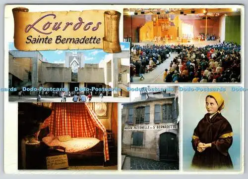 D334028 Lourdes. Sainte Bernadette. Yan. Multi View