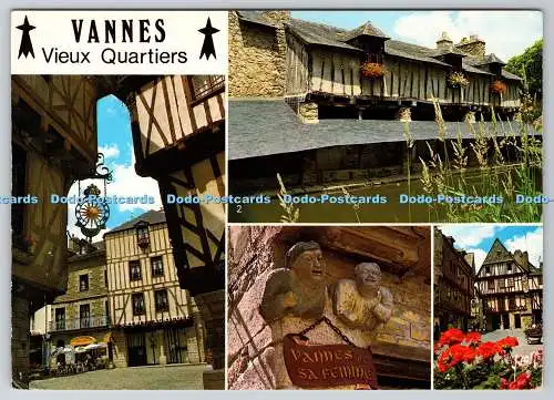 D334029 Vannes. Vieux Quartiers. Morbihan. Platz Heinrich IV. Yvon. S.P.A.D.E.