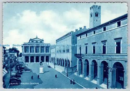 D334036 Rimini. Piazza Cavour. La Riviera di Rimini. Marcaccini. Stab Grafico Ce