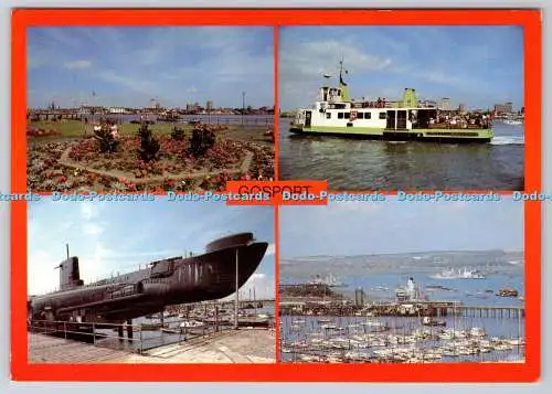 D334038 Gosport. Die Fährgärten. Fincom. Multi View