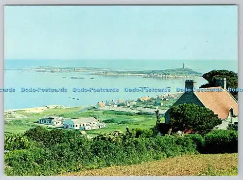 D334041 C.I. Guernsey. Recquaine Bay Camp. Guernsey Press. Plastichrome von Colo