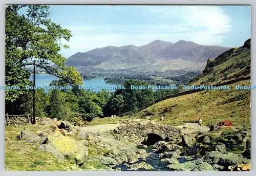 D334048 Skiddaw und Derwentwater. Cumberland. J. Arthur Dixon. Newport. I.W.En