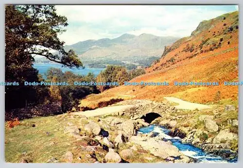 D334050 Cumberland. Derwentwater und Skiddaw. Von Ashness Bridge. J. Arthur Dix