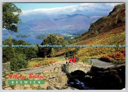 D334052 Keswick. Ashness Bridge. John Hinde. Redruth. Cornwall