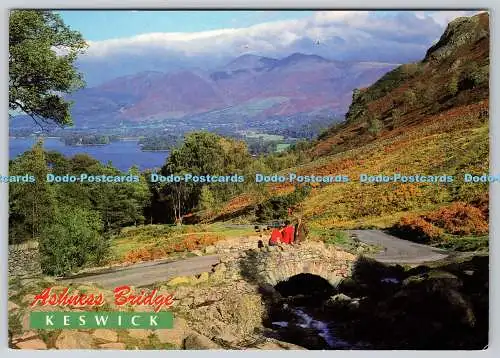 D334053 Keswick. Ashness Bridge. John Hinde. Redruth. Cornwall