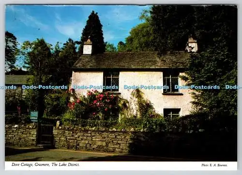 D334066 Grasmere. The Lake District. Taubenhütte. John Hinde. E. A. Bowness. PM