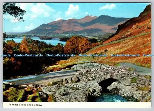 D334077 Derwentwater. Ashness Bridge. Keswick Großhändler. E. T. W. Dennis. PM.