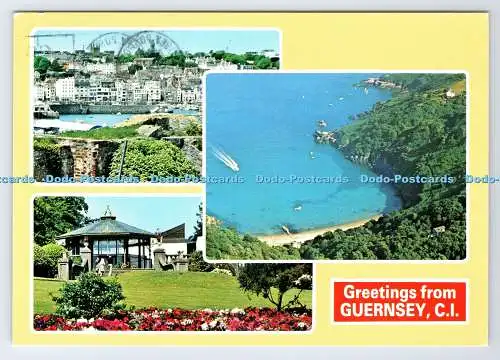 D336029 Grüße aus Guernsey. C. I. Candie Gardens. E. T. W. Dennis. Scarboro
