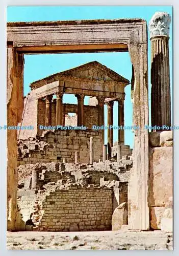 D338023 Dougga. Le Temple Romain. Kahia