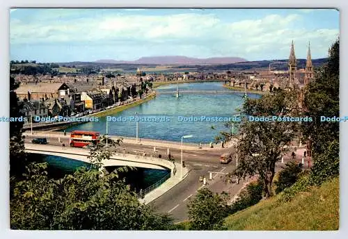 D336109 Inverness und Ness Bridge. J. Arthur Dixon. Inverness. Schottland