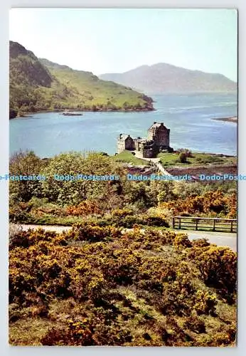 D33610 Ross Shire. Loch Duich. Eilean Donan Castle. J. Arthur Dixon. Inverness.