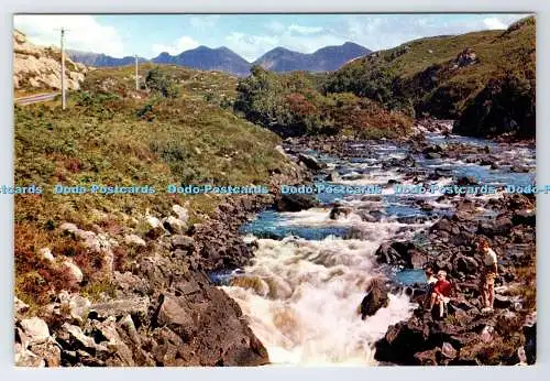 D336111 Sutherland. Fluss Inver in der Nähe von Lochinver. J. Arthur Dixon. Inverness. Scot