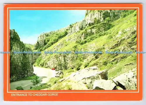 D336116 Eingang zur Cheddar-Schlucht. Colourmaster. J. und S. Karten