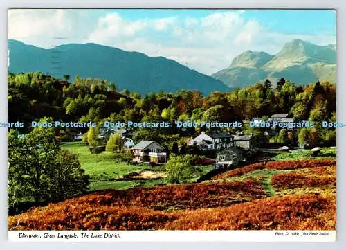 D336117 Elterwater. Tolles Langdale. The Lake District. John Hinde. D. Edel. 199