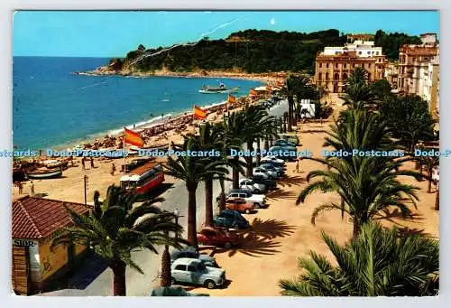 D338053 Lloret de Mar. Costa Brava. Paseo del Mar y Playa. Cedag