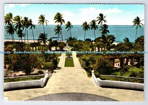 D336138 Mombasa. Nyali Beach Hotel Gardens. Ostafrika. D. Frank. RP. 1962