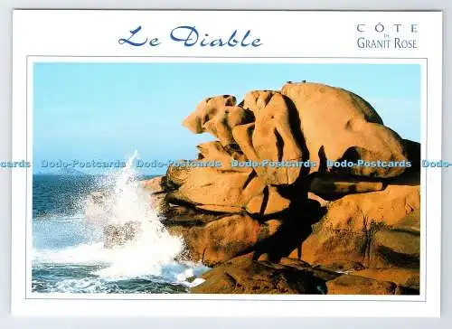 D338058 Cote De Grant Rose. Le Diable. Ploumanac. Wagenheber