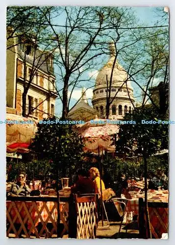 D336156 Paris. Tertre Square in Montmartre. Ganycolor. Mexichrom
