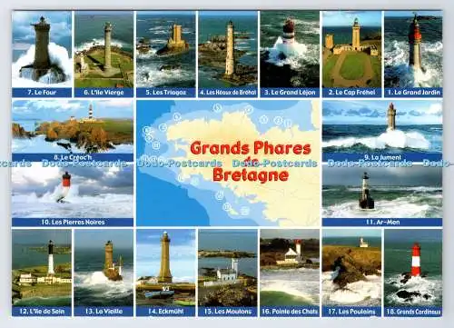 D338074 Grands Phares de Bretagne. Le Four. Ar Men. Wagenheber. Jean Guichard. Multi V