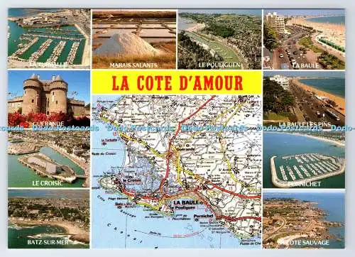 D338075 La Cote D Amour. Le Croisic. Wagenheber. Multi View