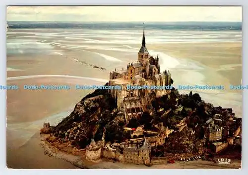 D33660 Vue Aerienne. Le Mont Saint Michel. Der Mont St. Michel aus der Luft. Ca