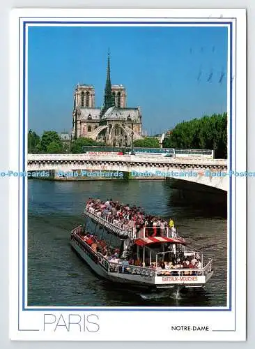 D336161 Paris. Notre Dame. Chantal. 1994
