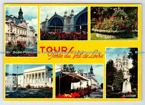 D336162 Touren. Porte du Val de Loire. Le Palais de Justice. La Cigogne. 1972. Mu