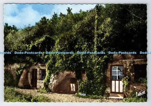 D336186 La Vallee de la Brenne. Vernou Sur Brenne. Indre et Loire. Maisons Trogl