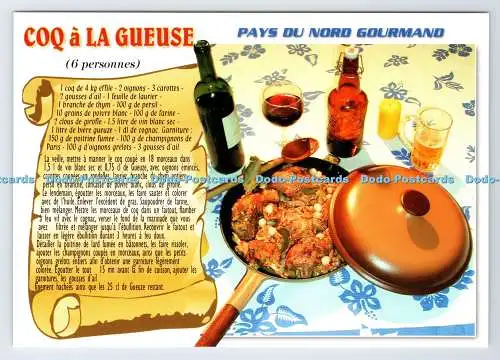 D338111 Coq a La Gueuse. Pays Du Nord Gourmand. Bodenbild