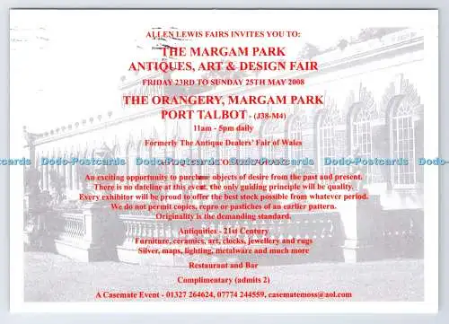 D338112 Allen Lewis Messen lädt Sie zu den Margam Park Antiquitäten ein. Kunst und Design
