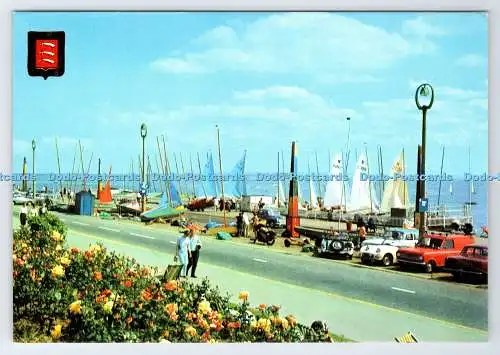 D336198 Southend on Sea. Yachten und Rosen. Eine Dembro View Karte