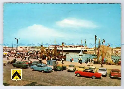 D336213 Oostende. Montgomerydok en Visserskaai. J. Prevot