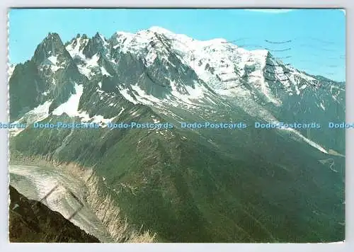 D336222 Chamonix. Mont Blanc. La Mer Glace. J. Cellard. Spadem. 1978