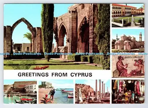 D336247 Grüße aus Zypern. Nikosia. Schloss Kyrenia. John Hinde. Mona. E. Nag