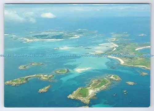 D338167 Scilly-Inseln. Die östlichen Inseln flankiert von St. Martin mit Tresco in
