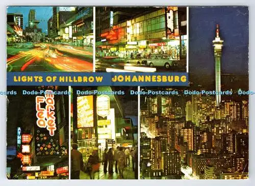 D336271 Johannesburg. Lights of Hillbrow. Kunstverlag. Multi View